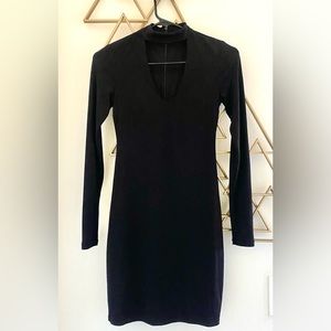 Mini long sleeve dress